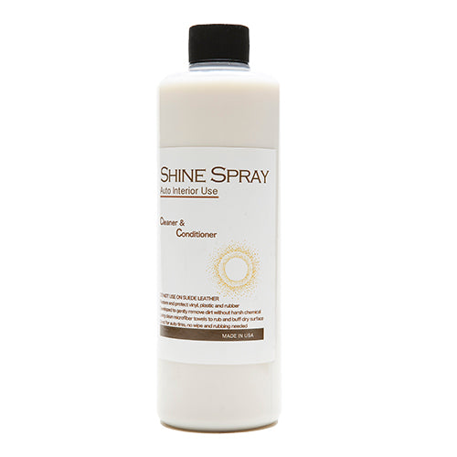 Shine Spray Leather Cleaner & Conditioner 16 oz. | 6 Bottles