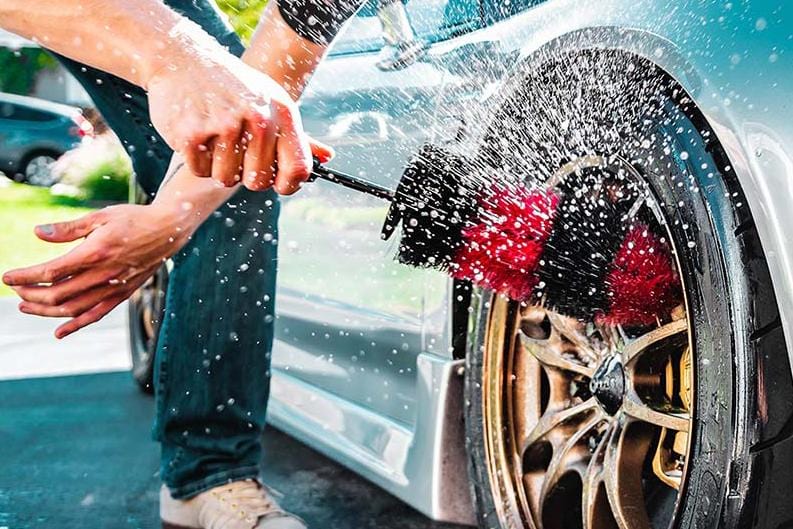 [2 in 1 Wheel Cleaner] and Iron Remover
