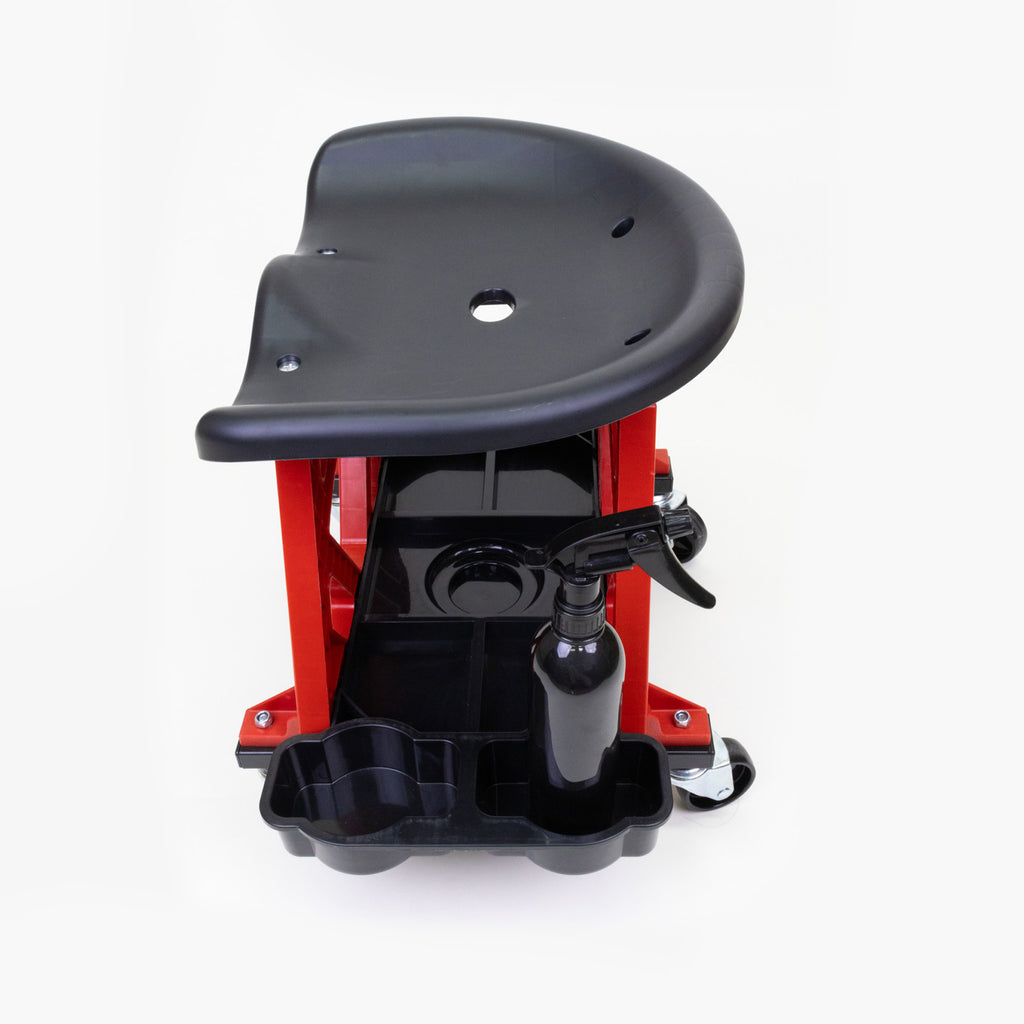 Comfort Rolling Auto Detailing Seat and Organizer