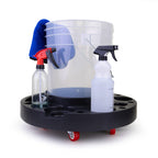 Rolling Bucket Dolly with Organizer Tray