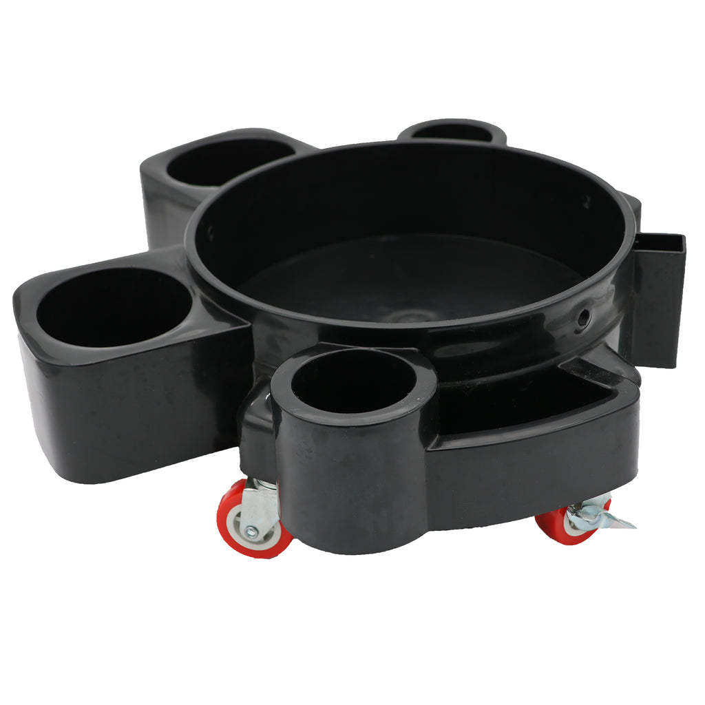 Rolling Bucket Dolly with Bottle Holders