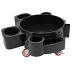 Rolling Bucket Dolly with Bottle Holders