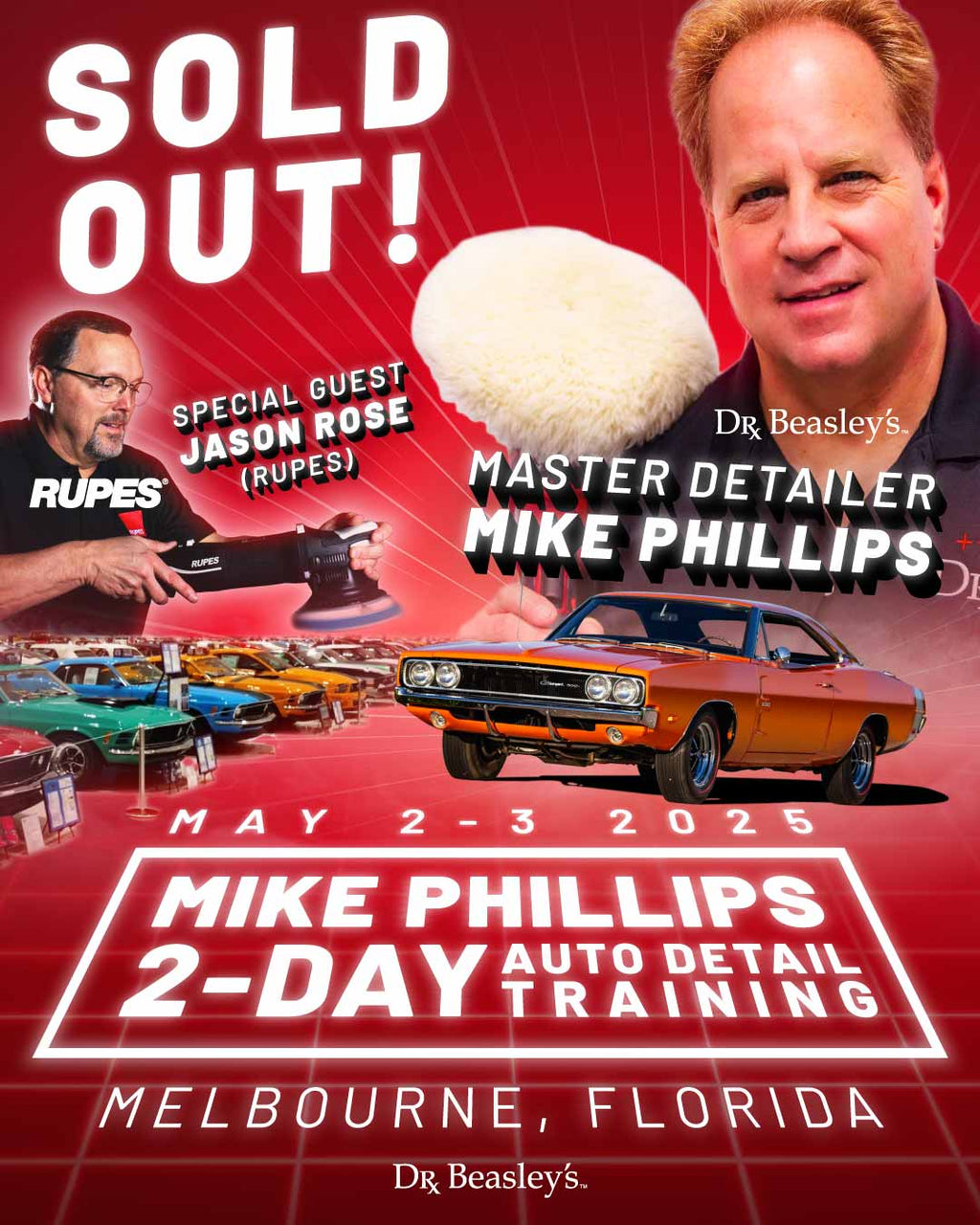 2-Day Auto Detailing Class with Mike Phillips & Jason Rose @ American Muscle Car Museum (May 2-3, 2025)