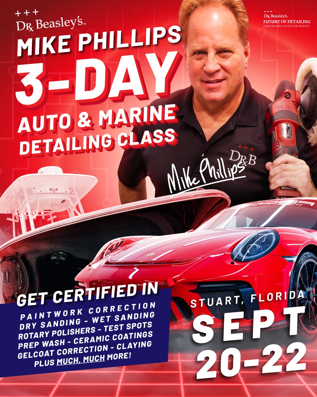 Future of Detailing — 3-Day Auto & Marine Detailing Class with Mike Phillips (September 20-22, 2024)