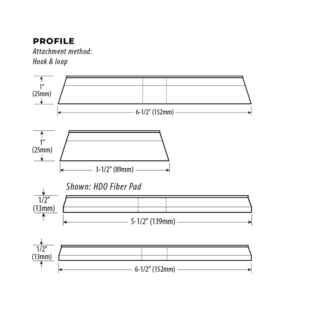 Heavy Duty Orbital (HDO) Foam Pads