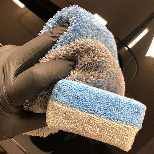 [Korean Plush 470] Edgeless Detailing Towels (16 in. x 16 in. 470 gsm) 4 pack