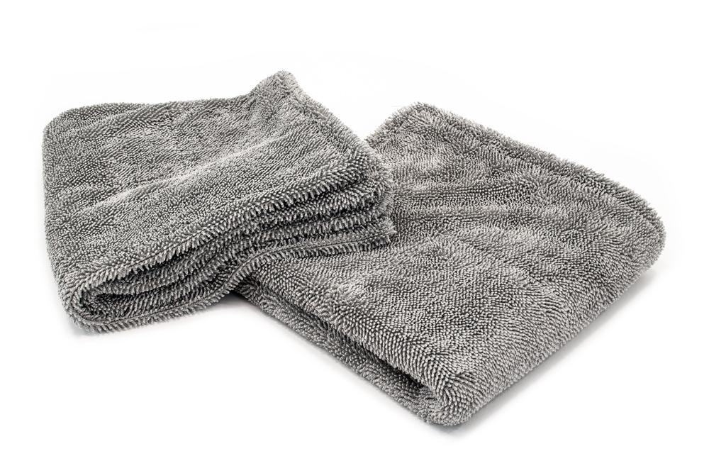 [Dreadnought] Jr. Double Twist Pile Microfiber Detailing Towel (16 in. x 16 in., 1100gsm) - 2 pack