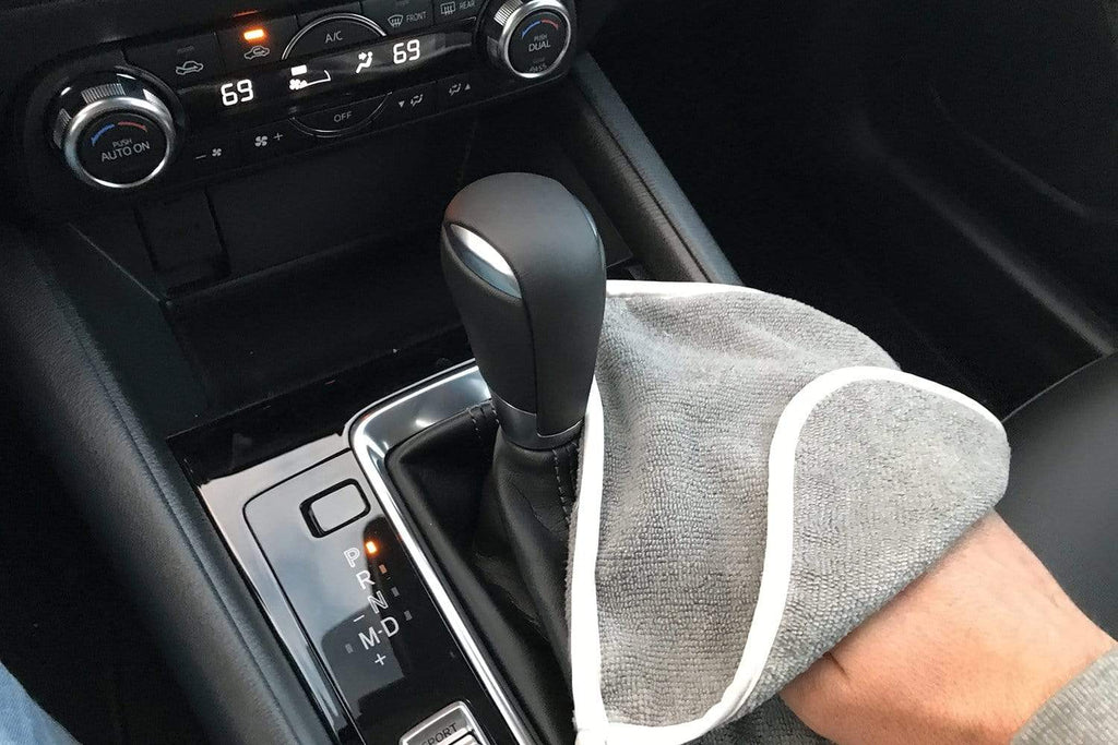 [Interior Flip] Microfiber Dash, Plastic, Leather and Upholstery Towel (8 in. x 8 in) 6 pack