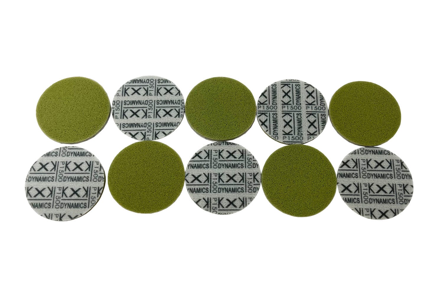 [P-1500]  2" Sanding Discs (1500 Grit) by KxK Dynamics - 10 pack