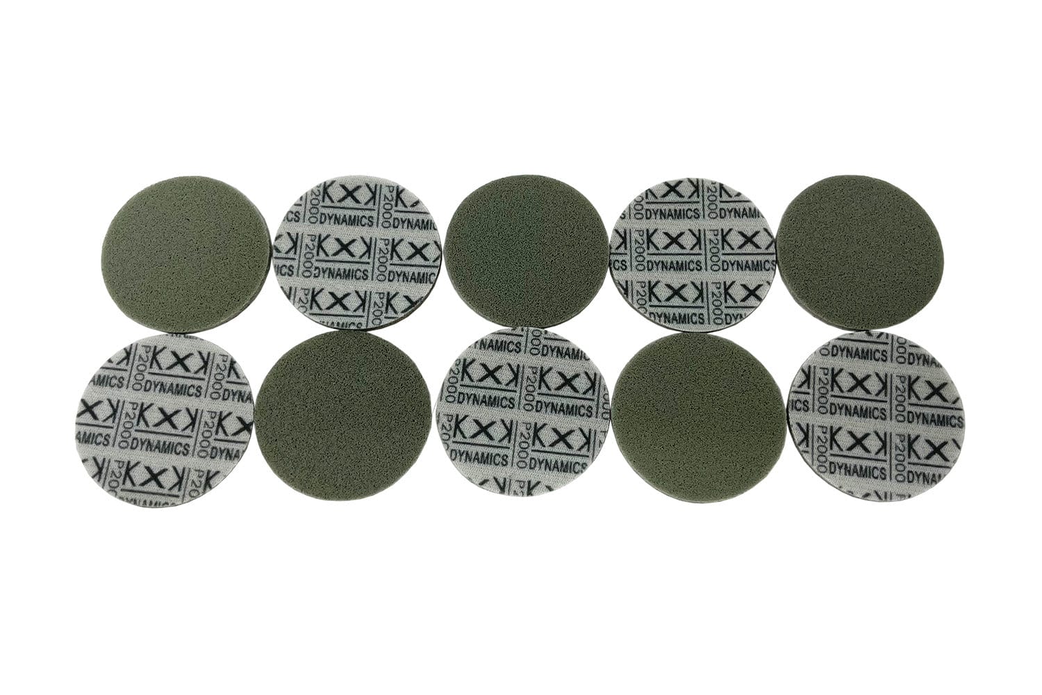 [P-2000]  2" Sanding Discs (2000 Grit) by KxK Dynamics - 10 pack