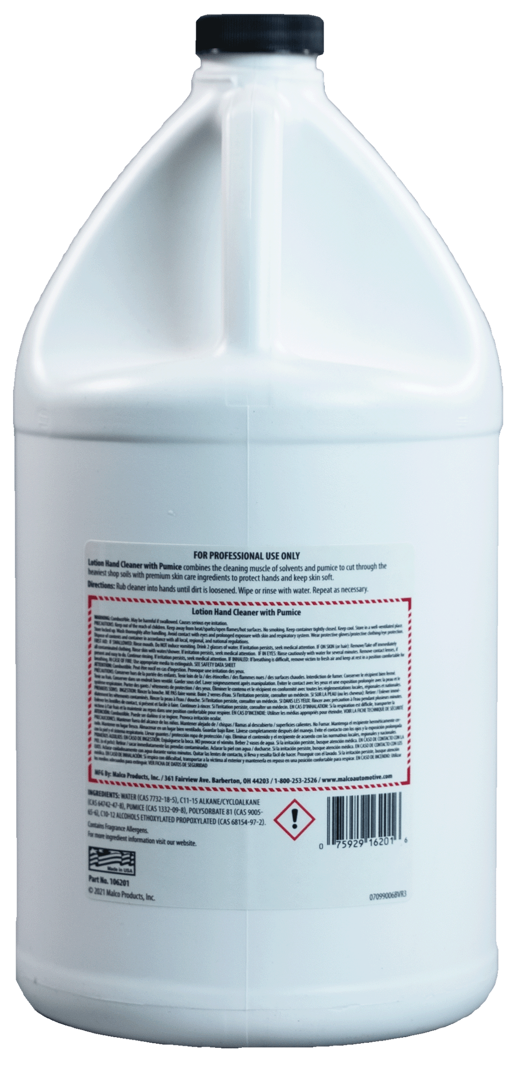 Lotion Hand Cleaner With Pumice