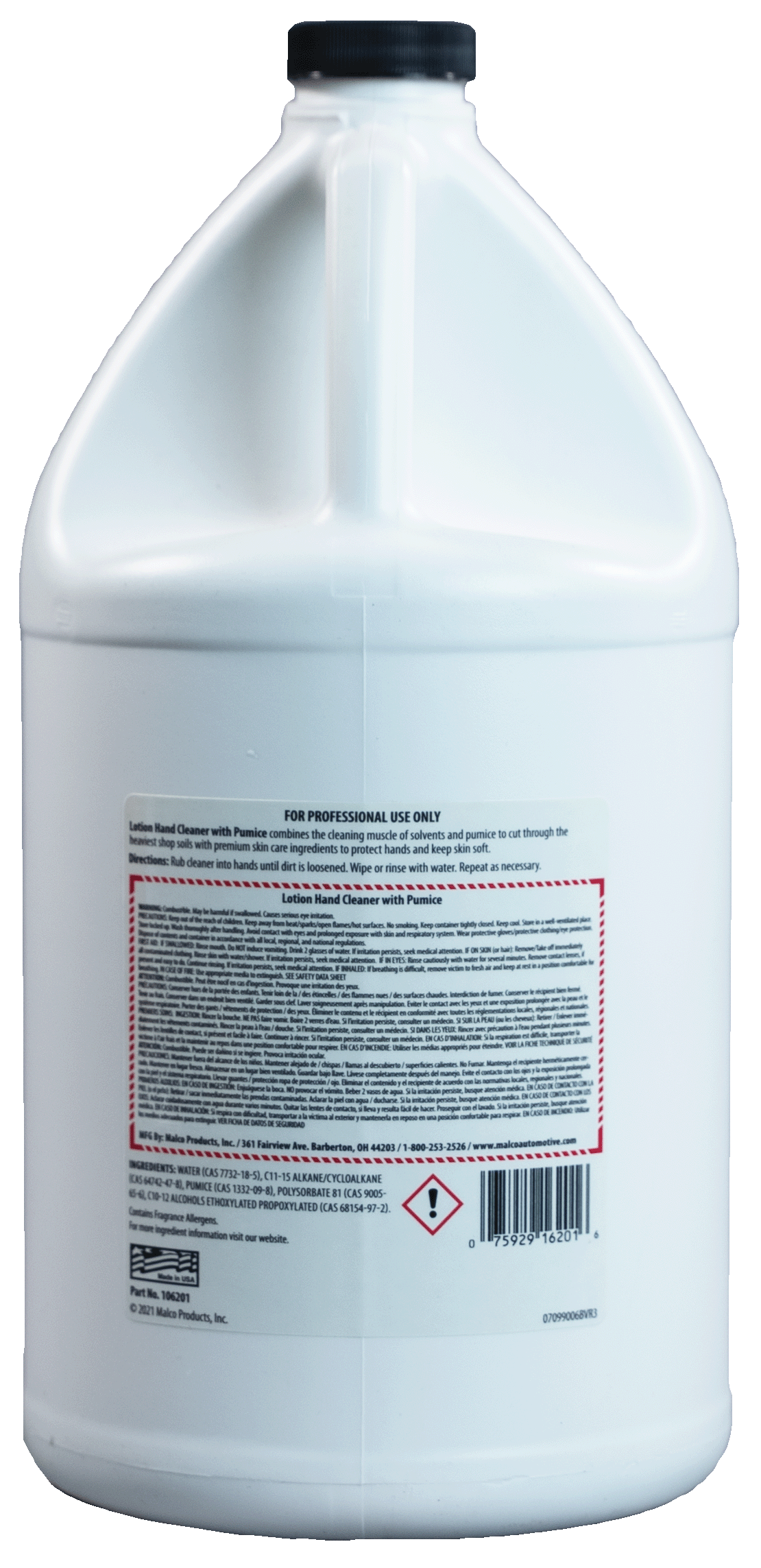 Lotion Hand Cleaner With Pumice