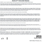 Active 8™ Concrete Cleaner