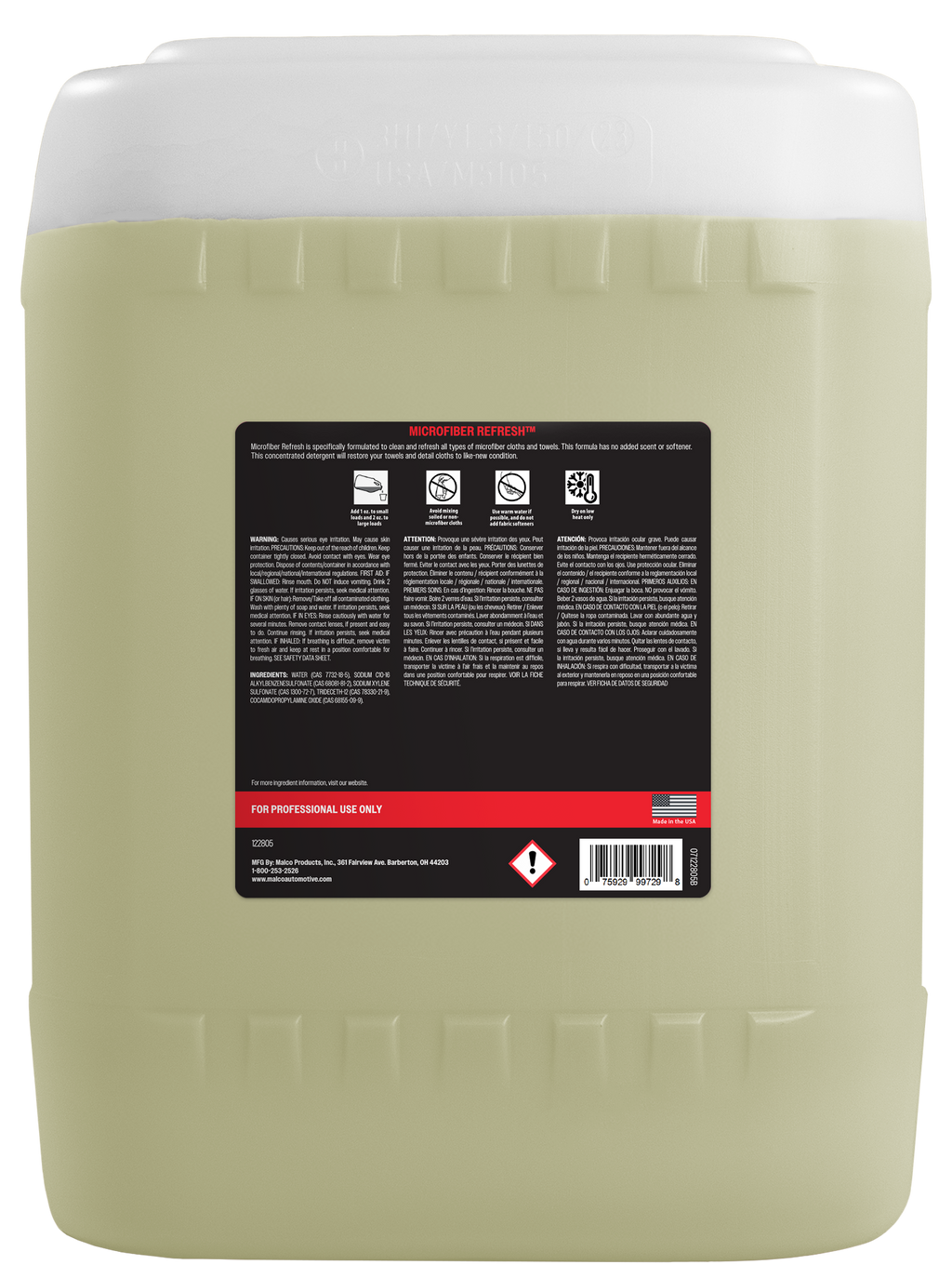 Microfiber Refresh Concentrated Detergent