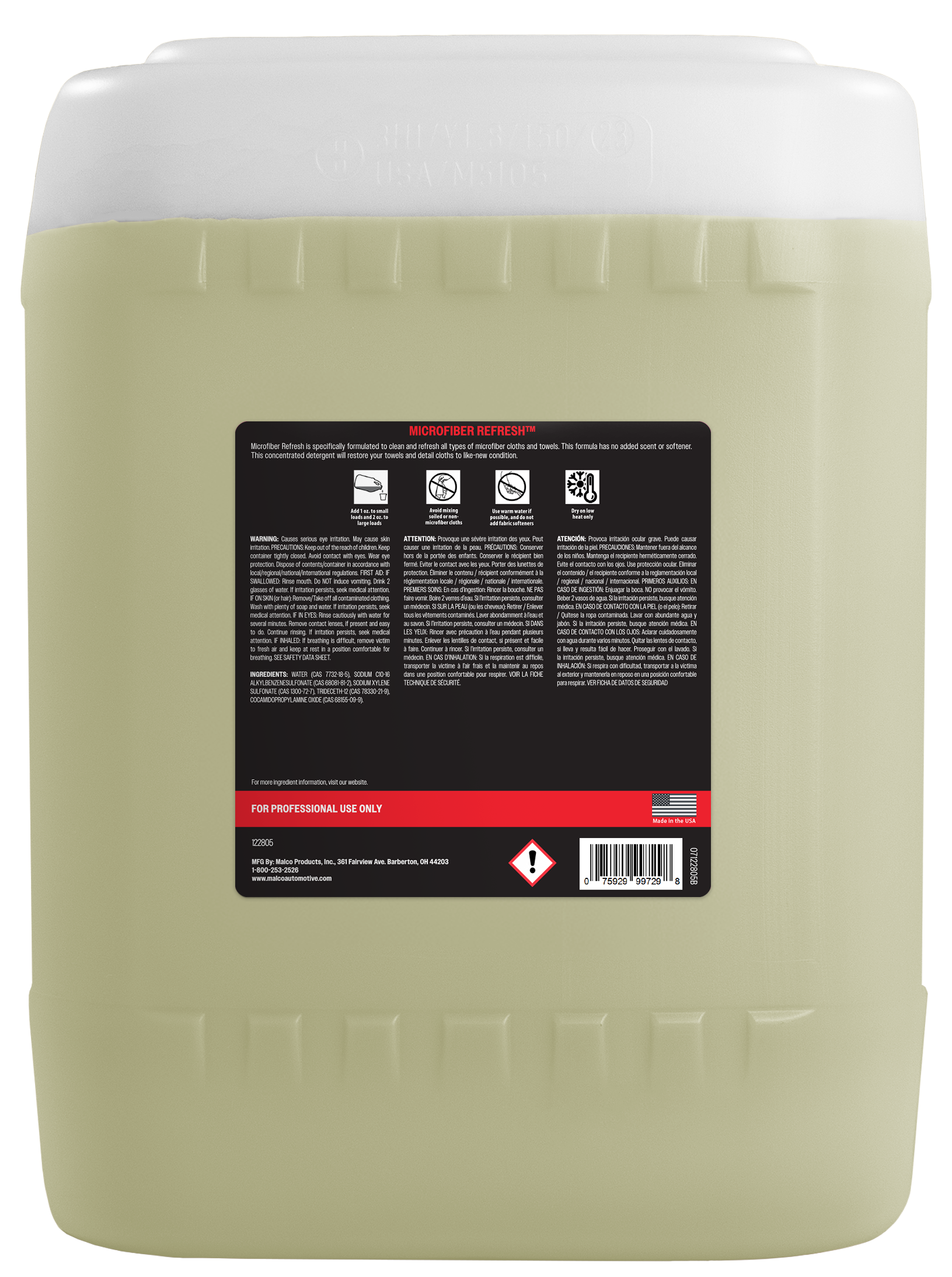 Microfiber Refresh Concentrated Detergent