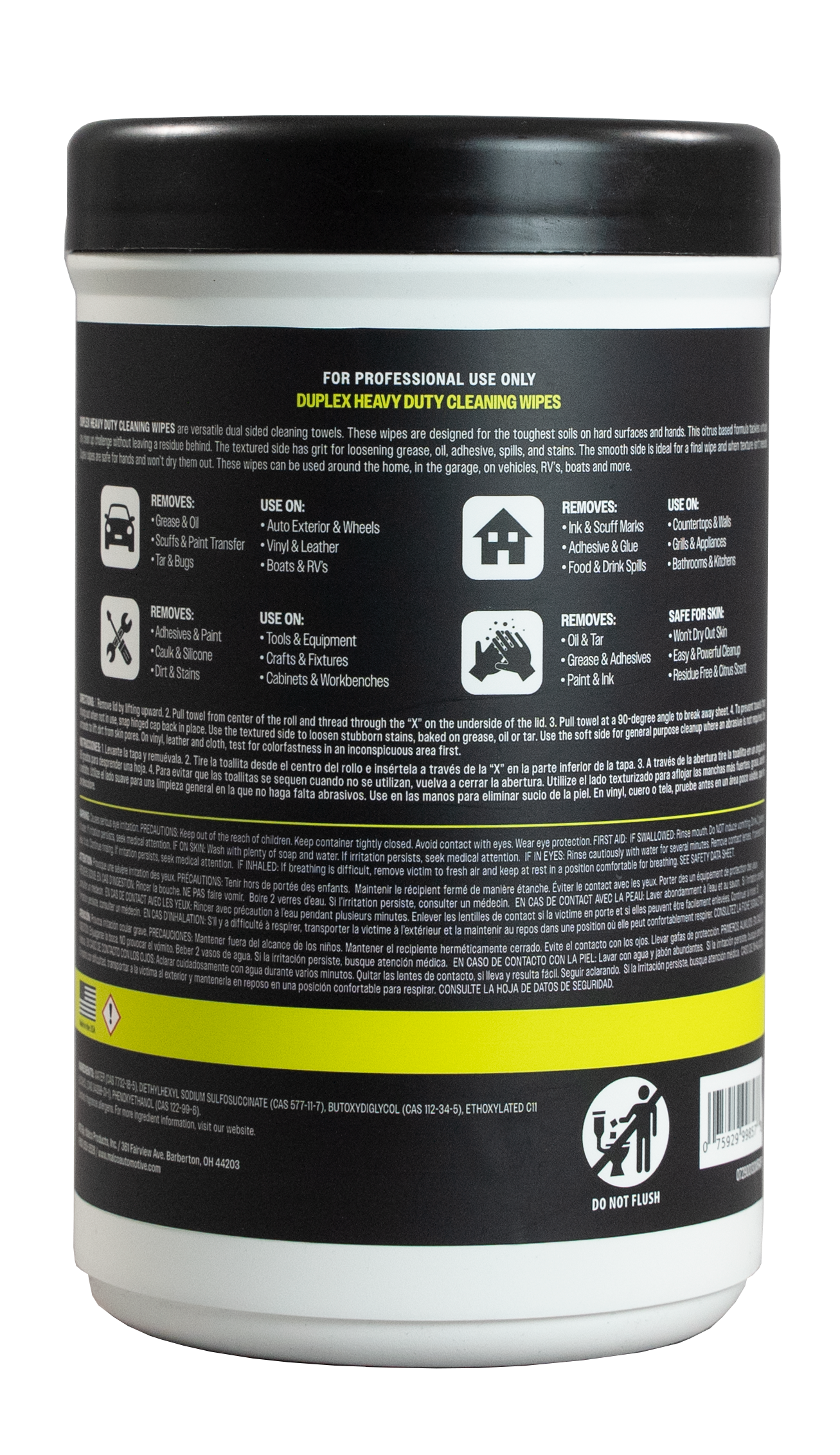 Duplex™ Heavy Duty Cleaning Wipes