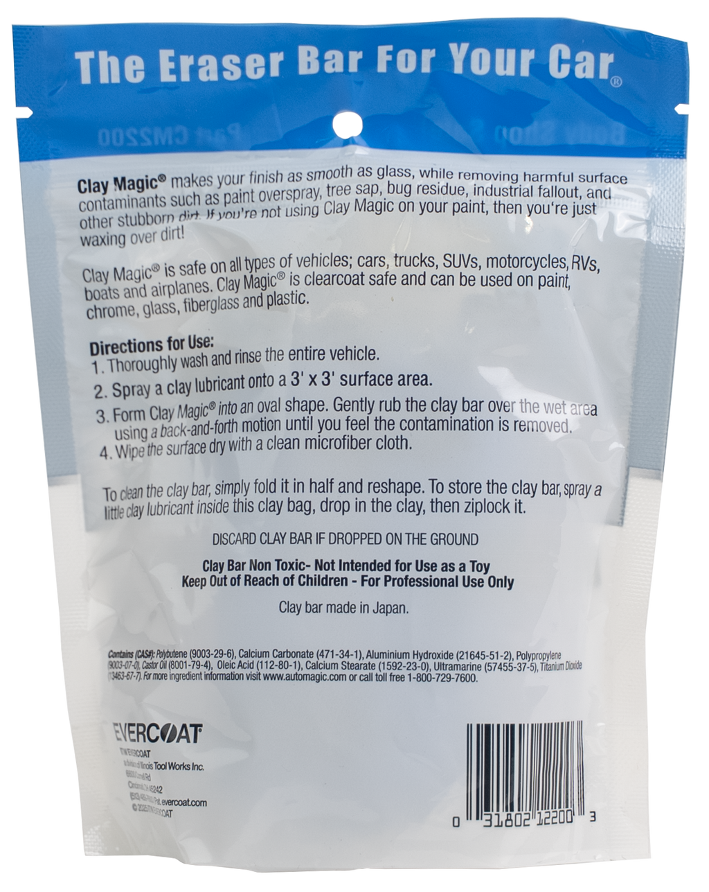 Clay Magic® Blue Detailing Clay Bar - Fine Grade