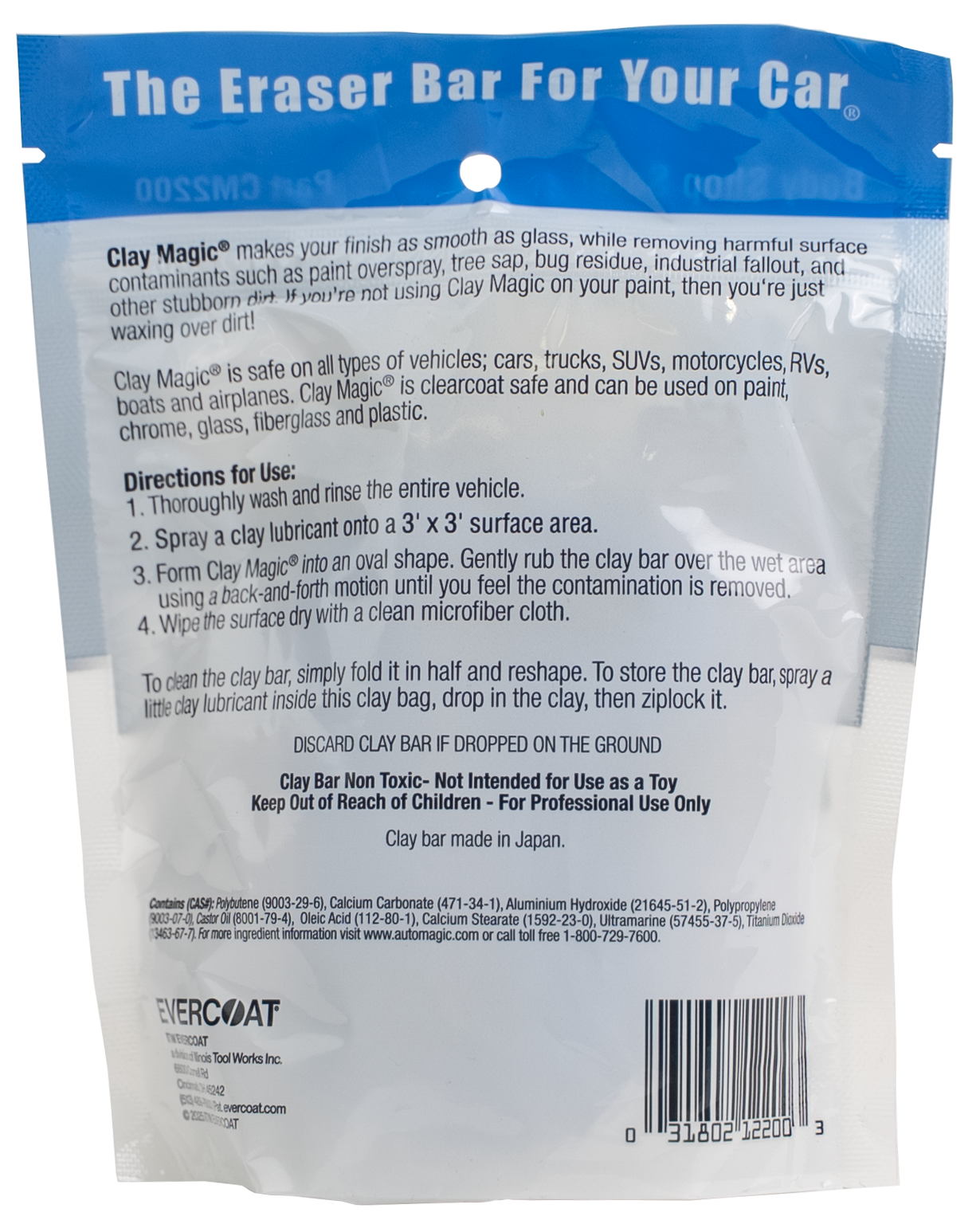 Clay Magic® Blue Detailing Clay Bar - Fine Grade