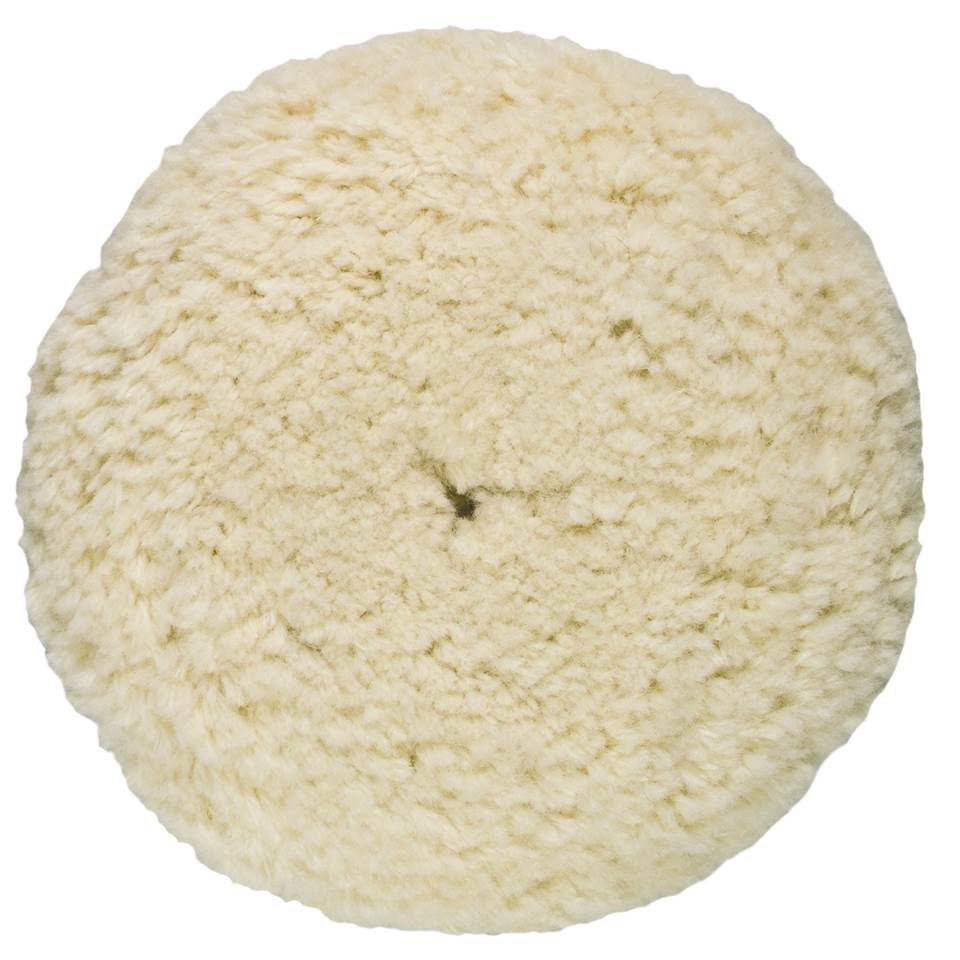 White Wool Hornet Short Cut Buffing Pad