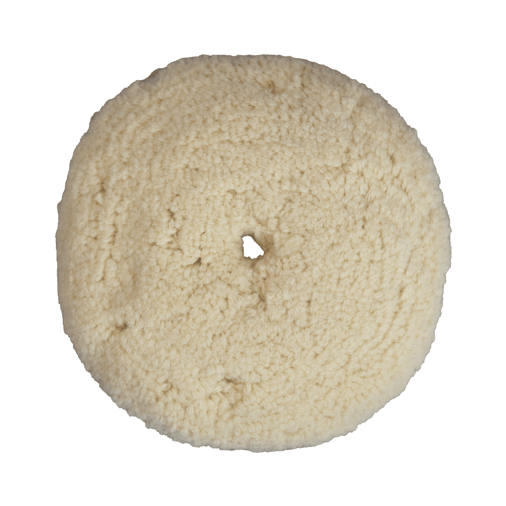 White Wool Heavy Cut Buffing Pad