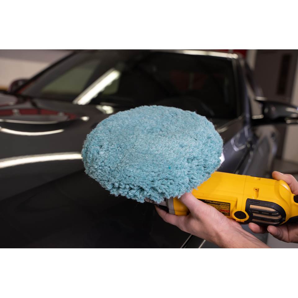 Green Wool Light Cut Buffing Pad