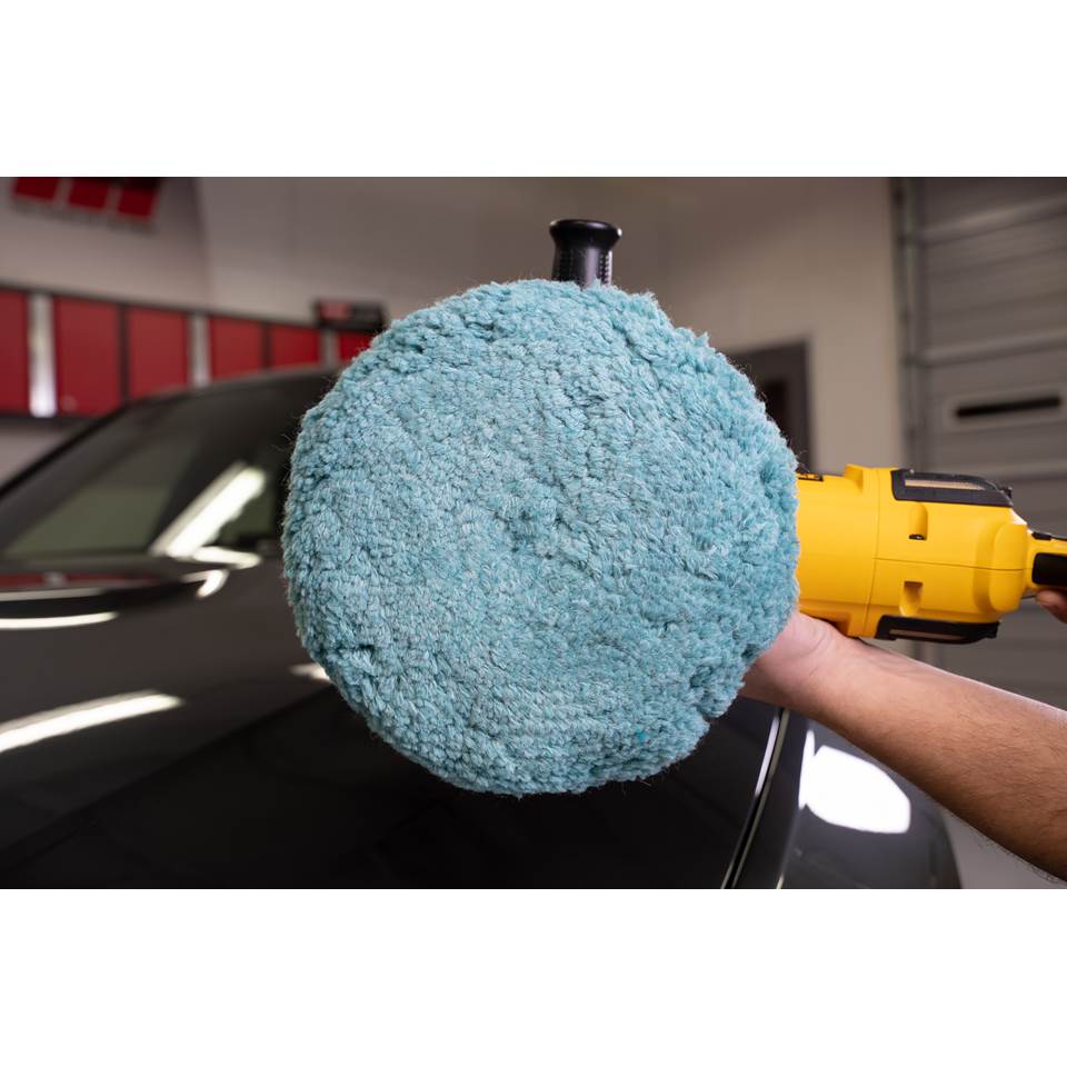 Green Wool Light Cut Buffing Pad
