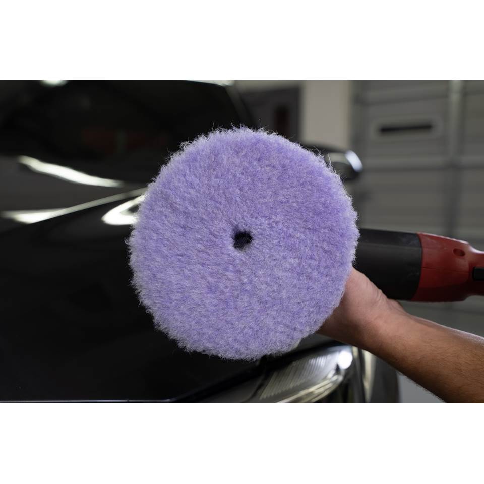 Epic® Purple Foamed Wool Heavy Duty Buffing Pad