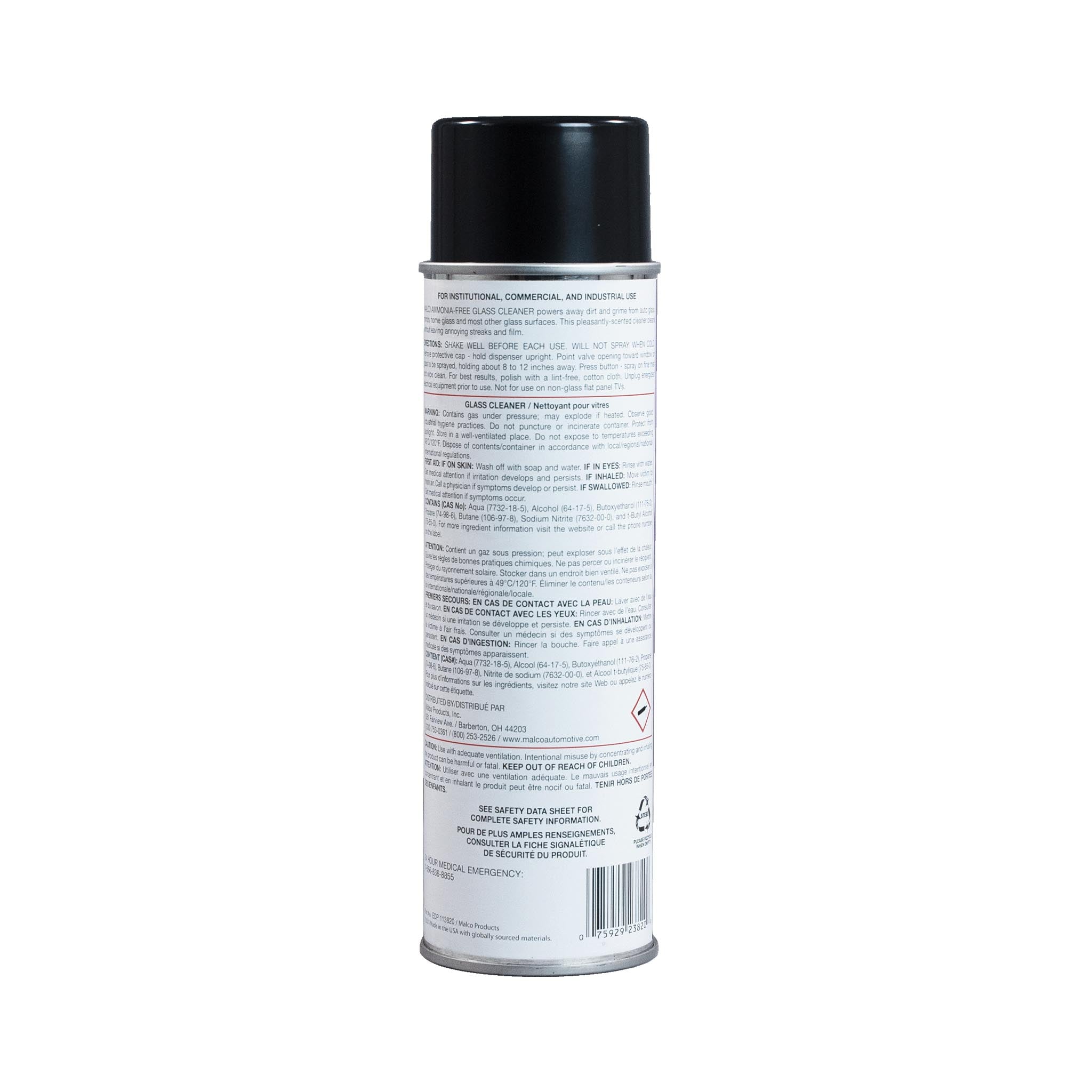 Ammonia Free Glass Cleaner Aerosol