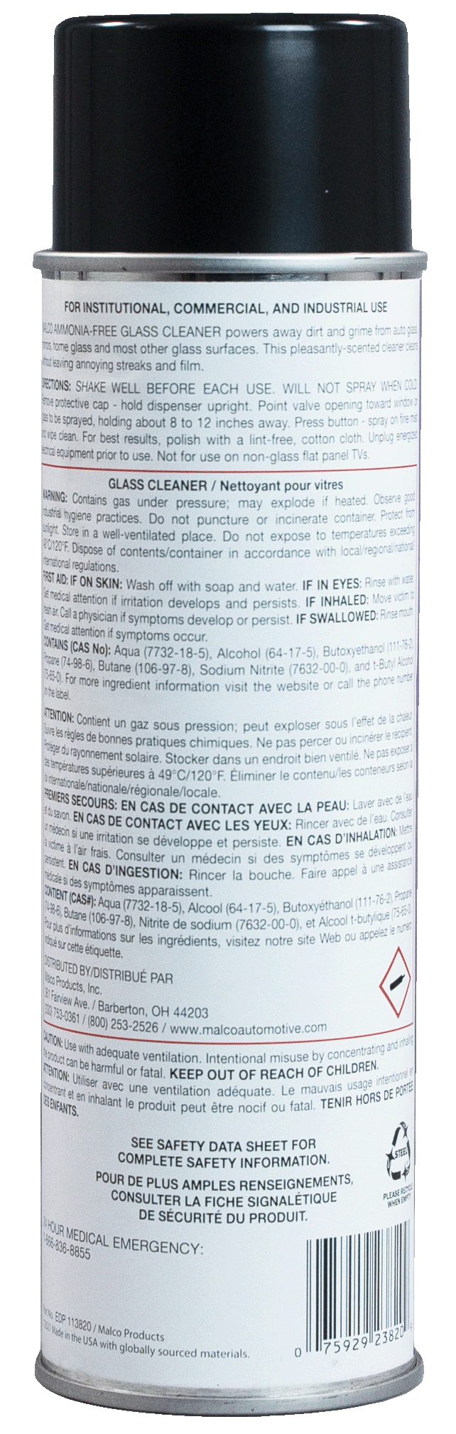Foaming Glass Cleaner - Aerosol