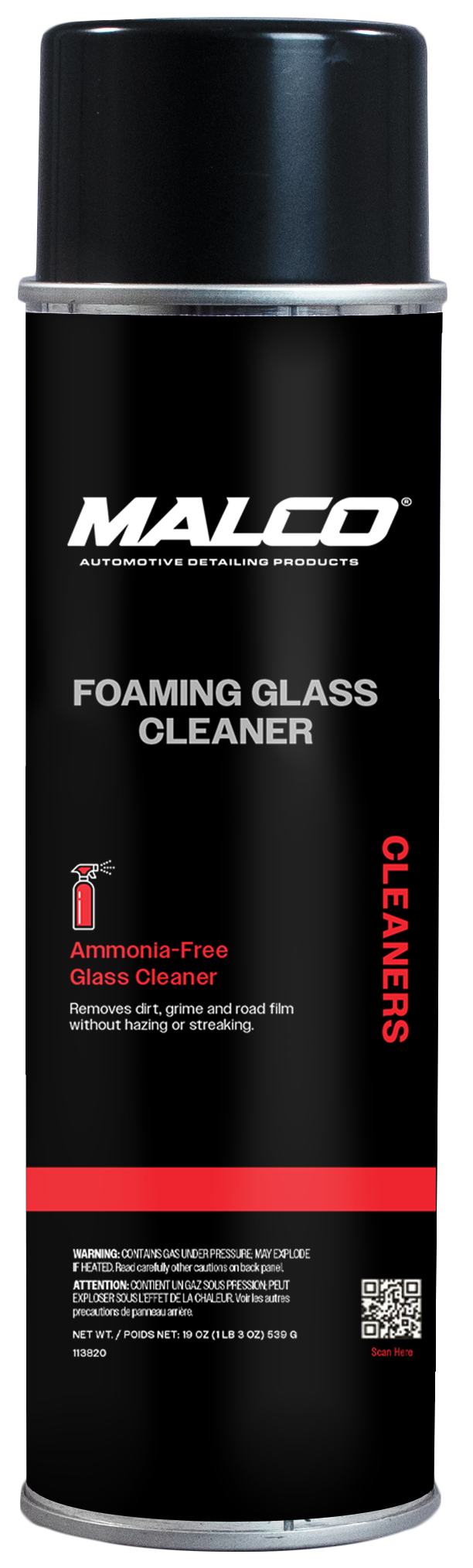 Foaming Glass Cleaner - Aerosol
