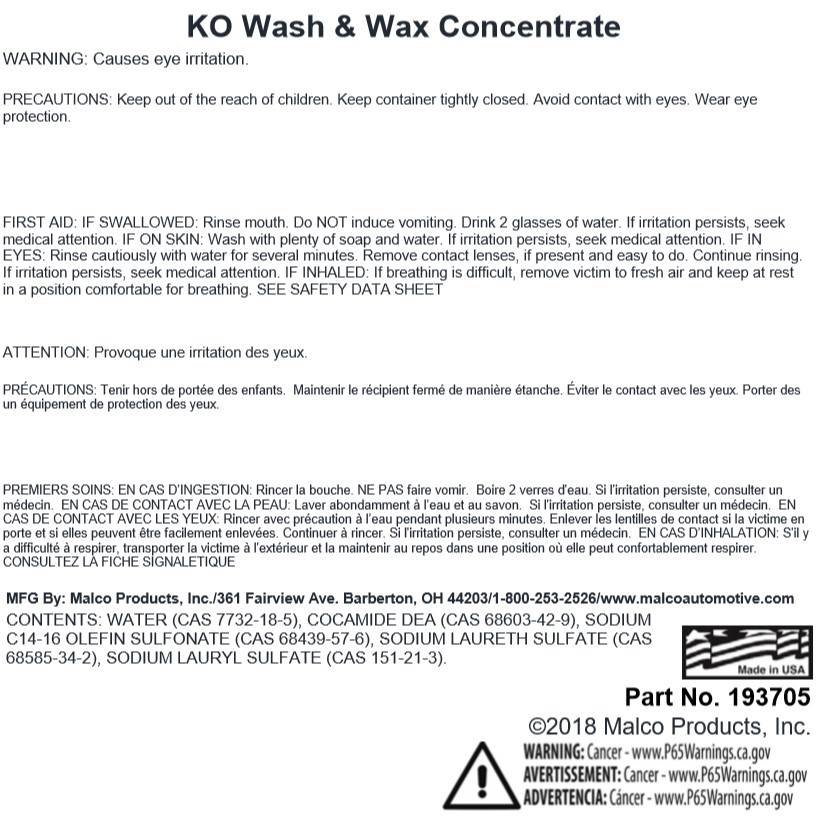 KO Wash & Wax
