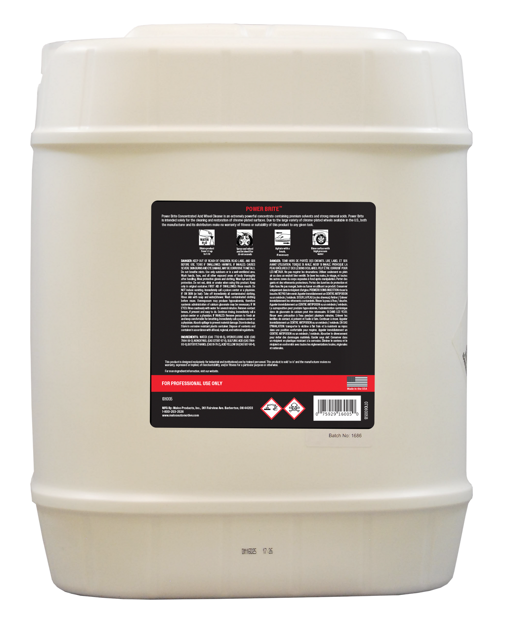 Power Brite™ Concentrated Acid Wheel Cleaner