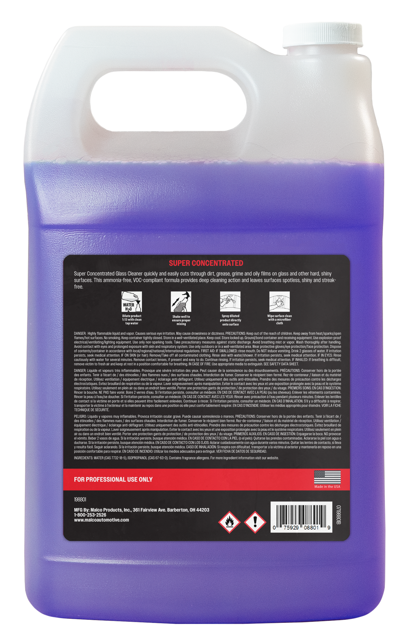 Super Concentrated Glass Cleaner