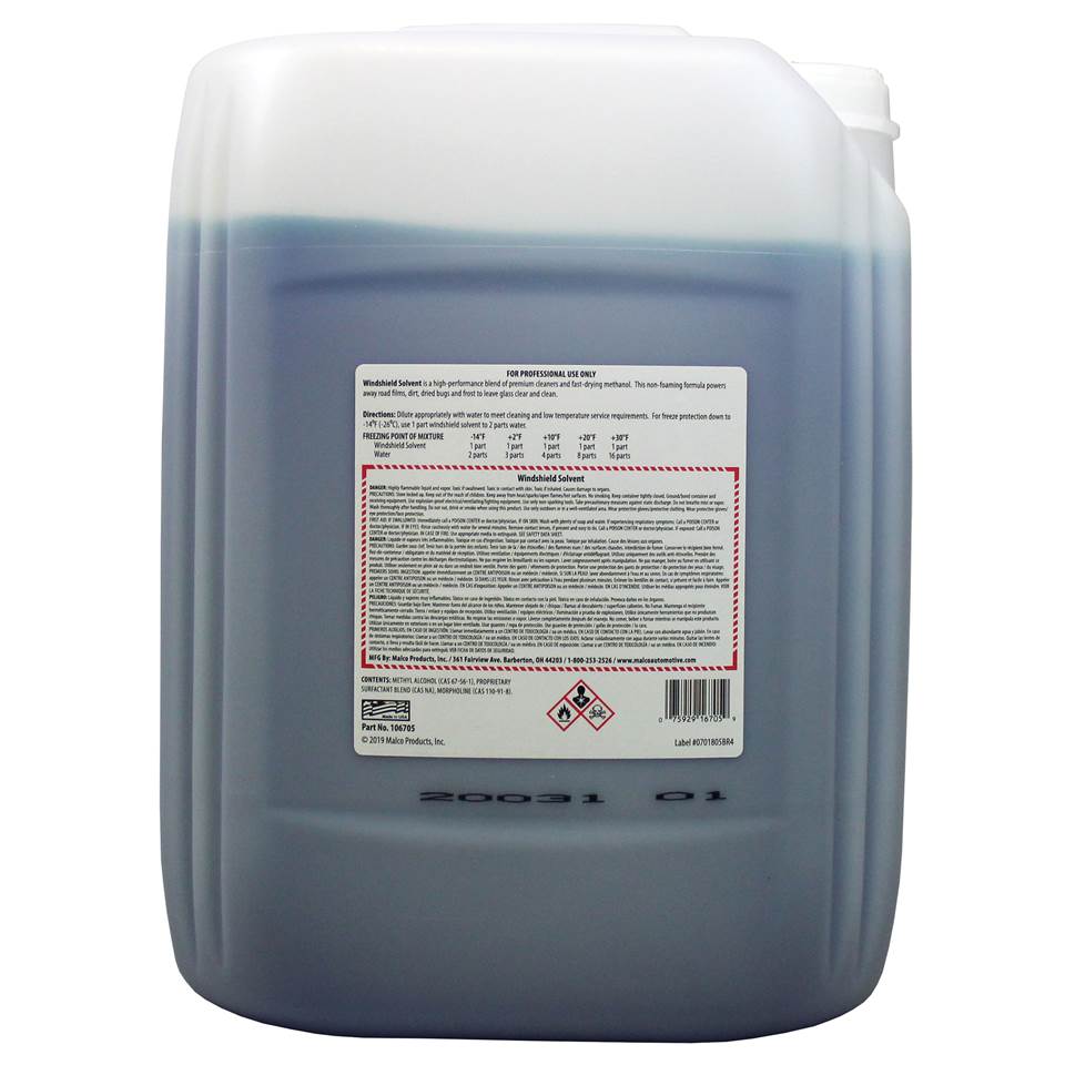Windshield Solvent Concentrate