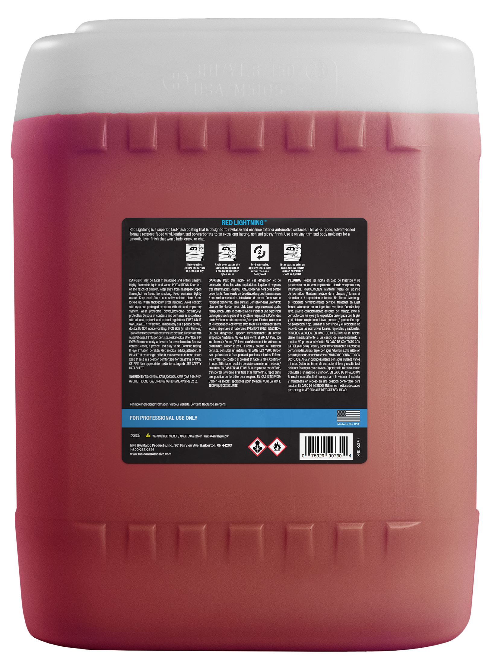 Red Lightning ™ Vinyl Coating