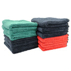 Dual-Faced Deluxe Buffing Towel, 820 GSM, 16"x16"