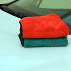 Dual-Faced Deluxe Buffing Towel, 820 GSM, 16"x16"