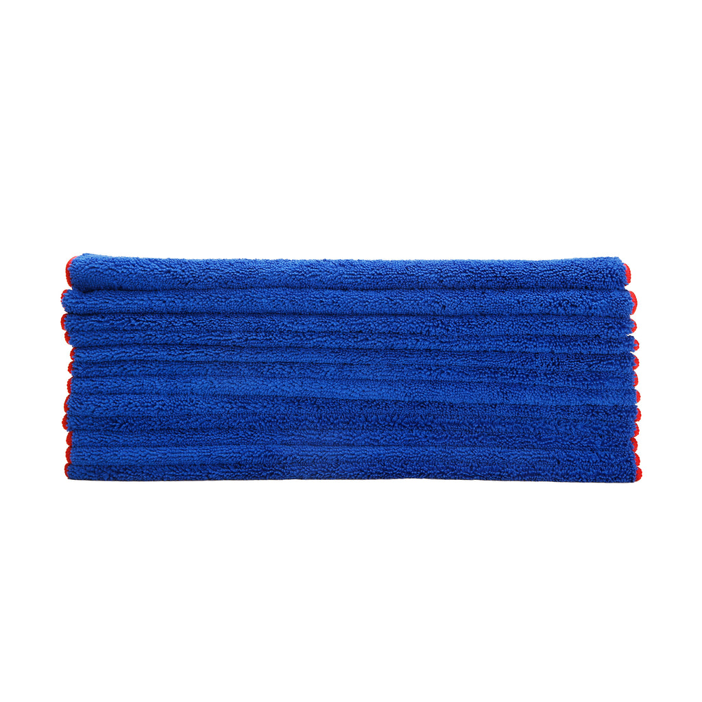 Elite Overlocked Drying Towel, 380 GSM, 16"x24"