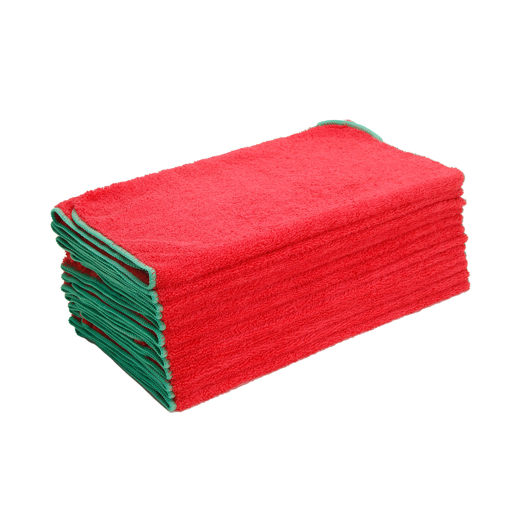 Elite Overlocked Drying Towel, 380 GSM, 16"x24"