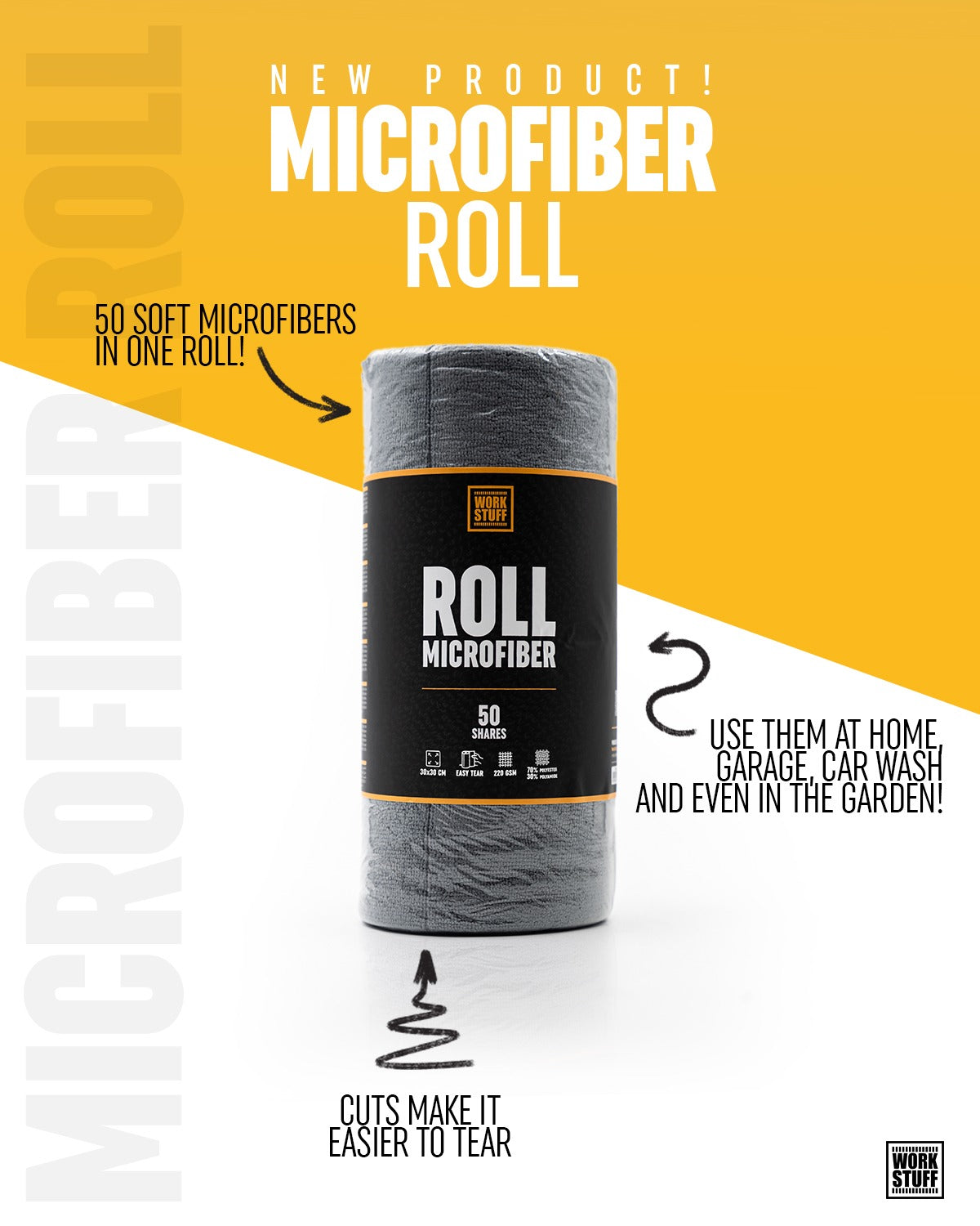 Microfiber Roll 220 GSM