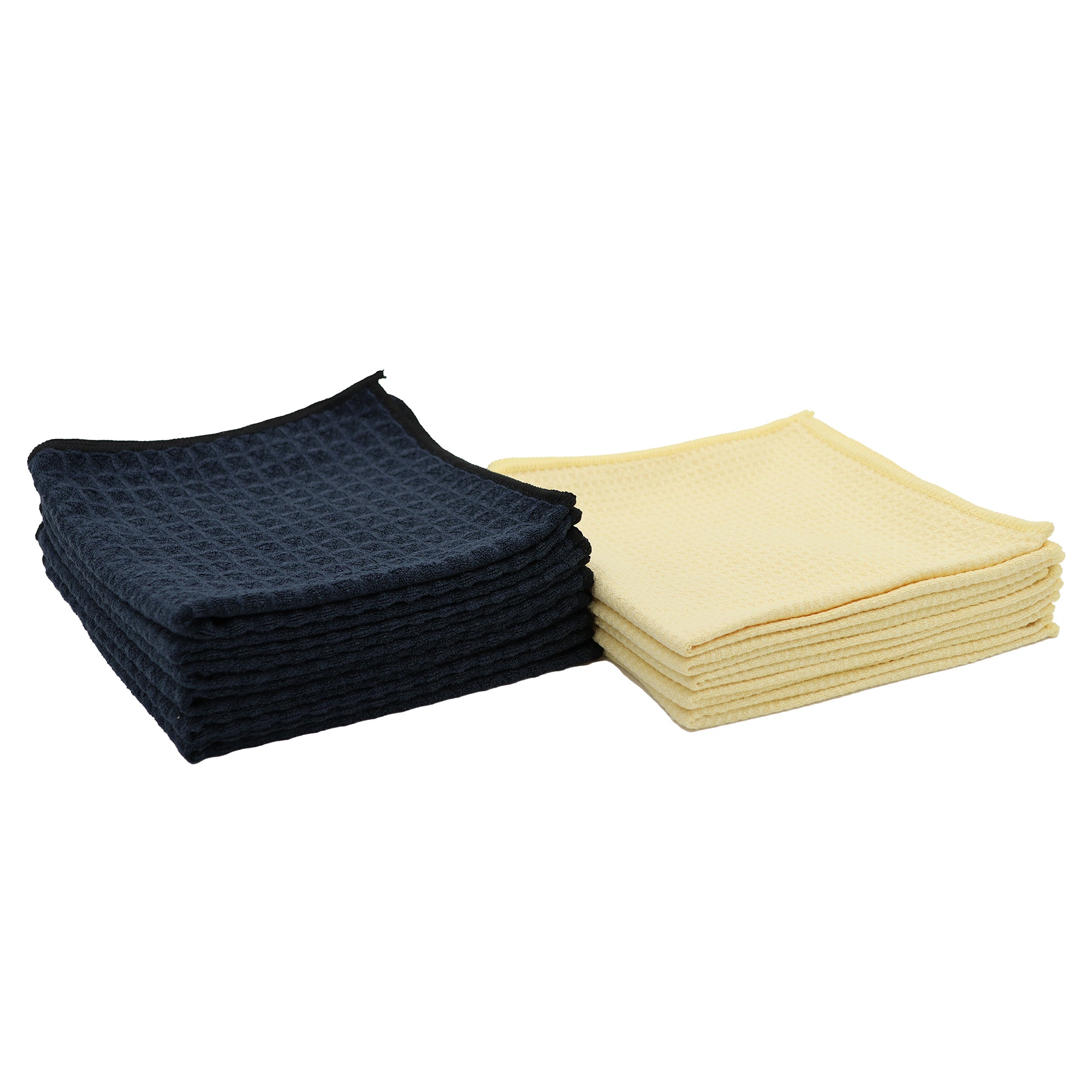 Waffle Weave Glass Towel, 360-380 GSM, 16" x 16"