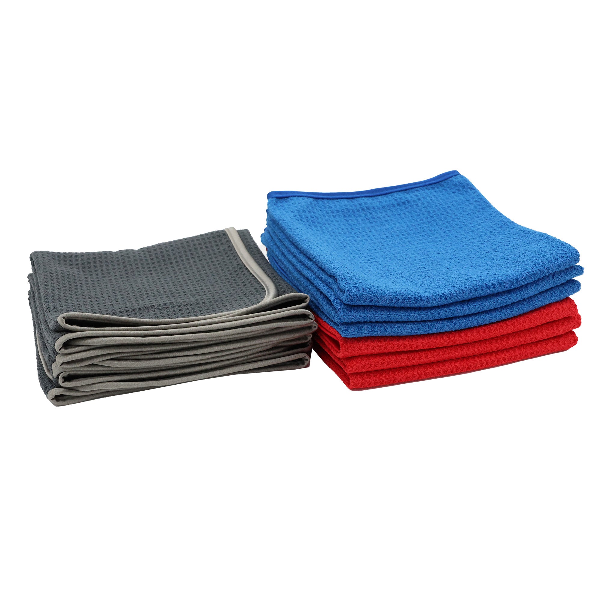 Waffle Weave Glass Towel, 380 GSM, 16"x24"