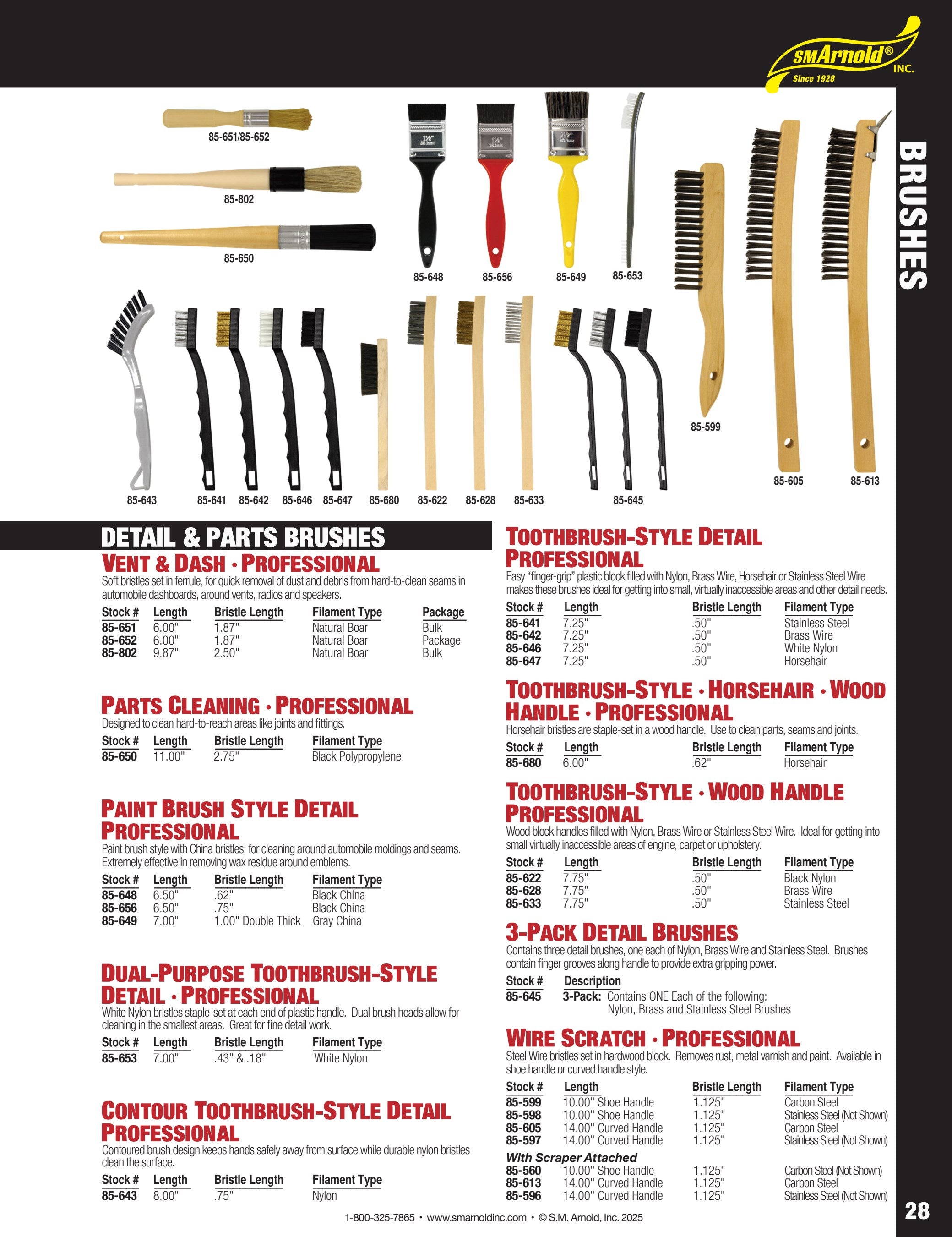 3-Pack Detail Brushes