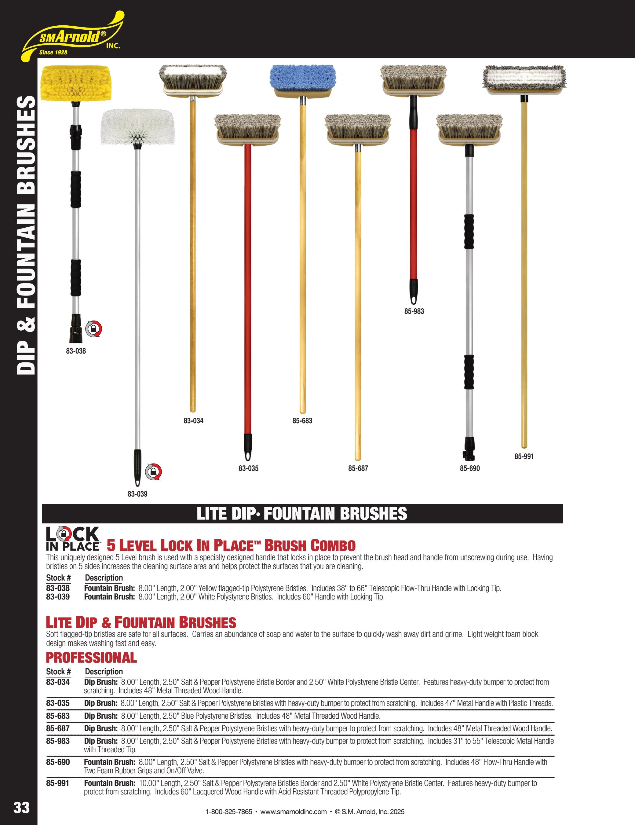 Level Lock In Place™ Brush Combo