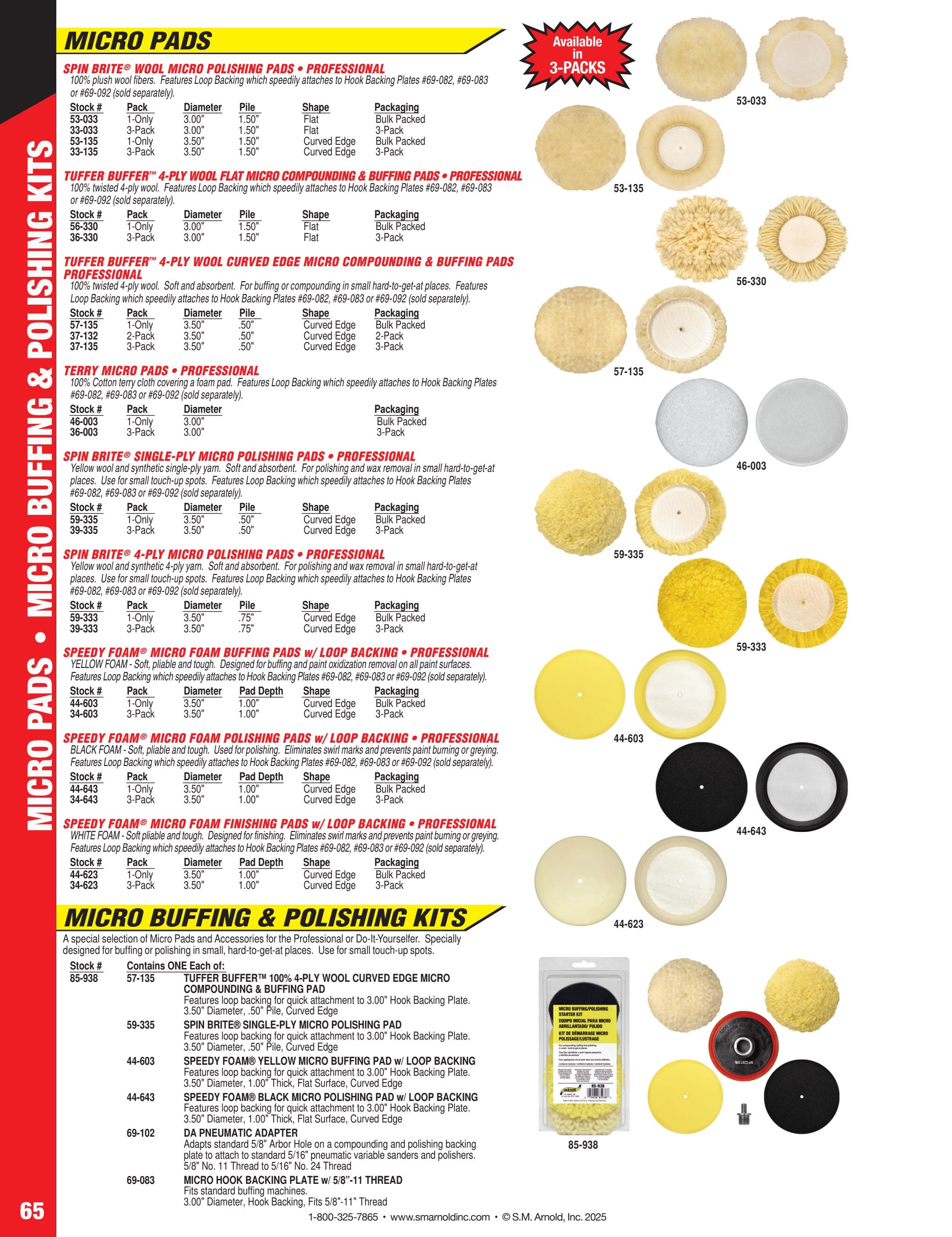 Spin Brite® Single-Ply Micro Polishing Pads