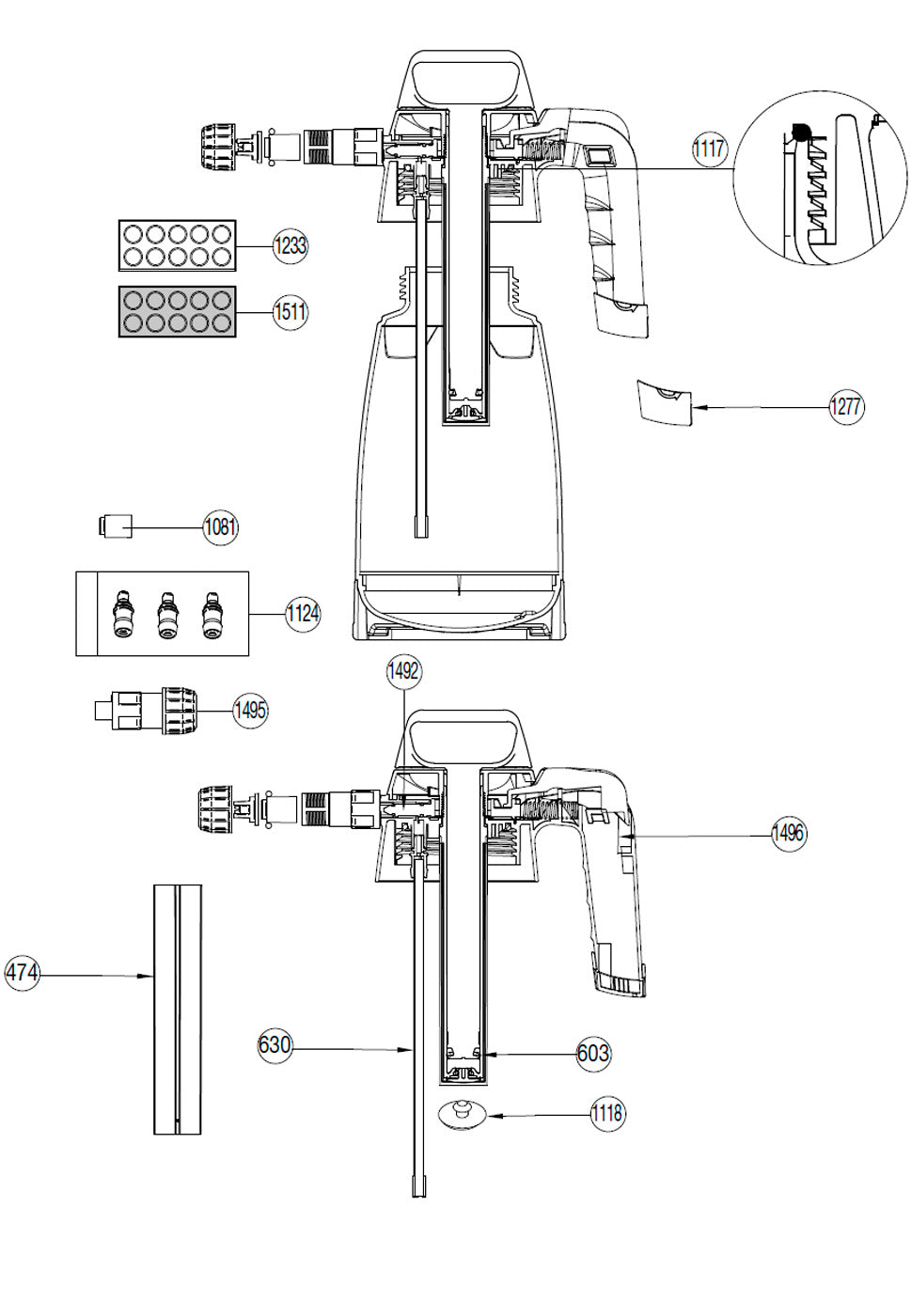 Spare parts Ik FOAM Pro 2 ALK