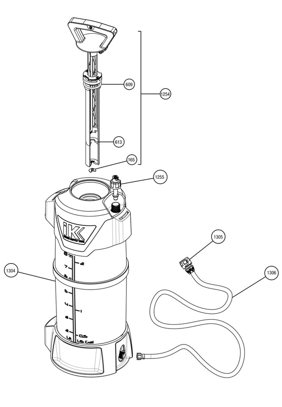 Spare parts IK WATER SUPPLY TANK