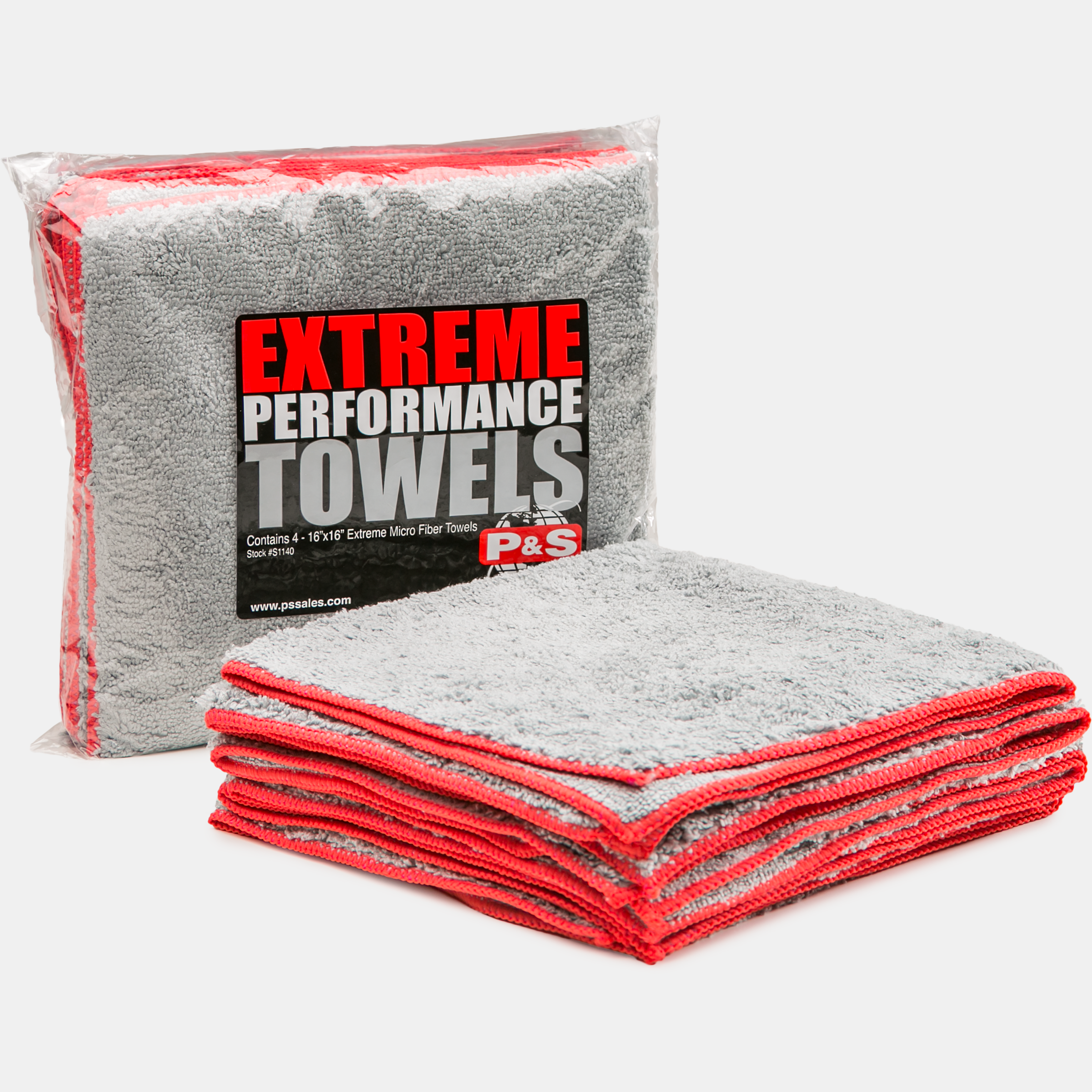 Extreme Perf. Towels - Grey (16"x16")