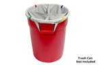 Dirty [Towel Separator] Bag Insert for Standard 32 Gallon Trash Can - 4 sections