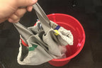 Dirty [Towel Separator] Bag Insert for Standard 32 Gallon Trash Can - 4 sections